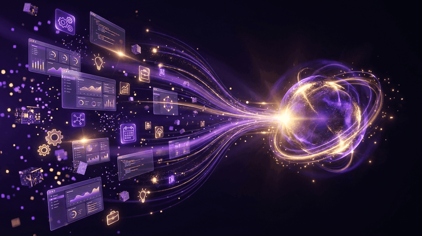 A dozen tools converging into one operating system